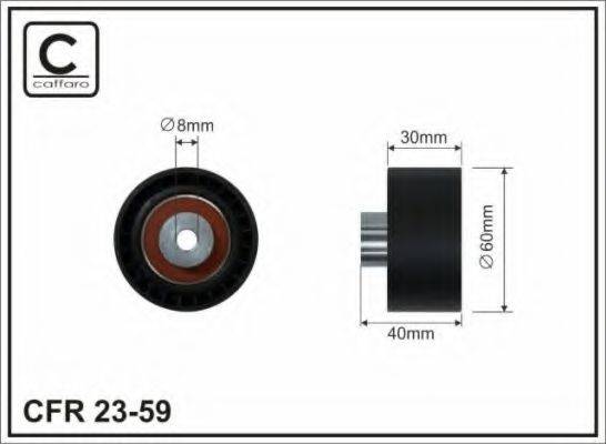 CAFFARO 2359 Паразитный / Ведущий ролик, зубчатый ремень