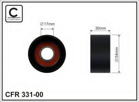 CAFFARO 33100 Натяжной ролик, поликлиновой  ремень