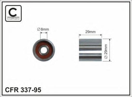 CAFFARO 33795 Натяжной ролик, ремень ГРМ