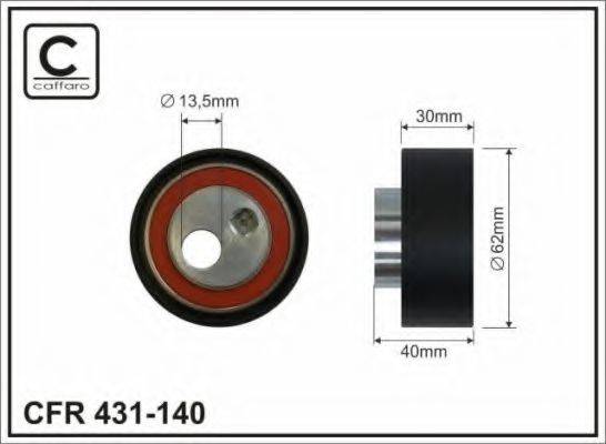 CAFFARO 431140 Натяжной ролик, ремень ГРМ