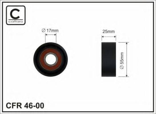 CAFFARO 4600 Натяжной ролик, поликлиновой  ремень