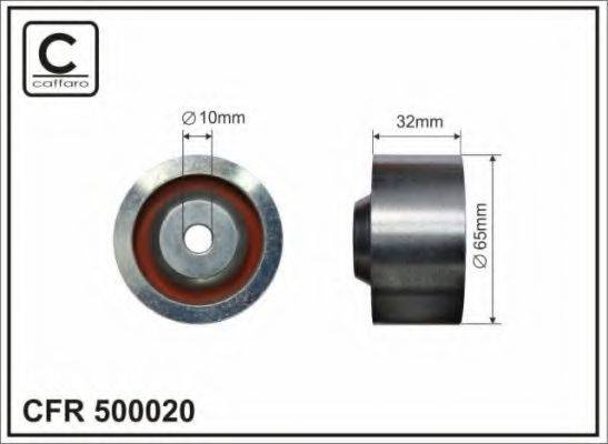 CAFFARO 500020 Паразитный / Ведущий ролик, зубчатый ремень