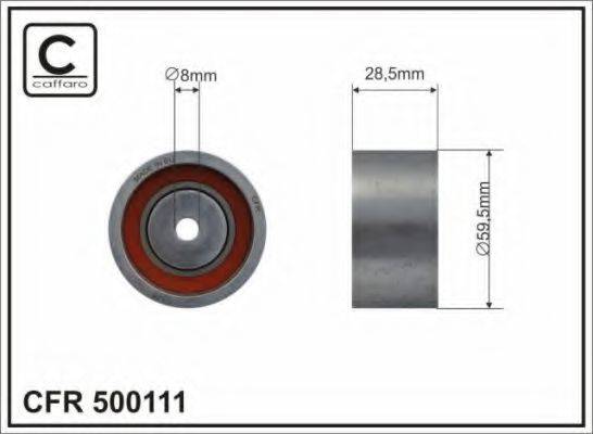 CAFFARO 500111 Натяжной ролик, ремень ГРМ