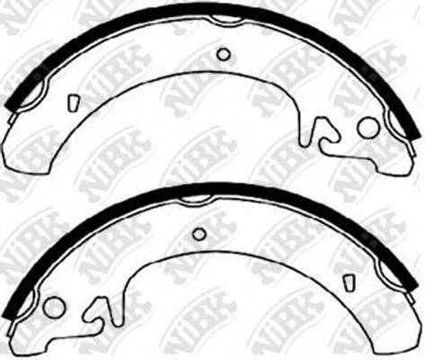 NIBK FN0511 Комплект тормозных колодок