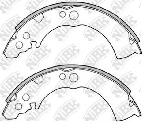 NIBK FN1164 Комплект тормозных колодок