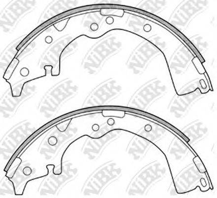 NIBK FN2252 Комплект тормозных колодок