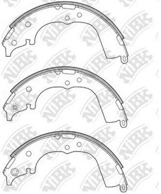 NIBK FN2330 Комплект тормозных колодок