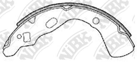 NIBK FN3369 Комплект тормозных колодок