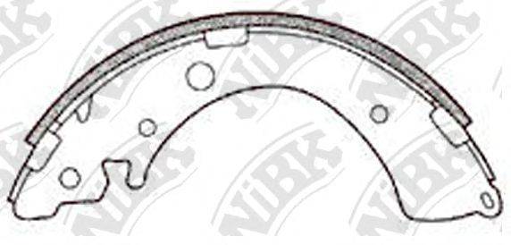 NIBK FN5520 Комплект тормозных колодок