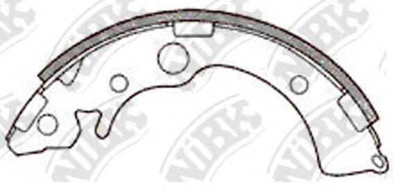 NIBK FN5527 Комплект тормозных колодок