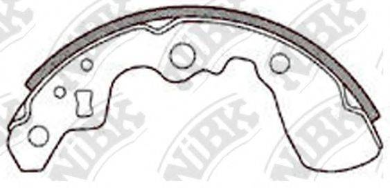 NIBK FN9933 Комплект тормозных колодок