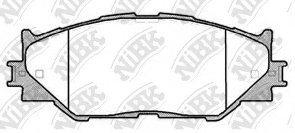 NIBK PN1829 Комплект тормозных колодок, дисковый тормоз
