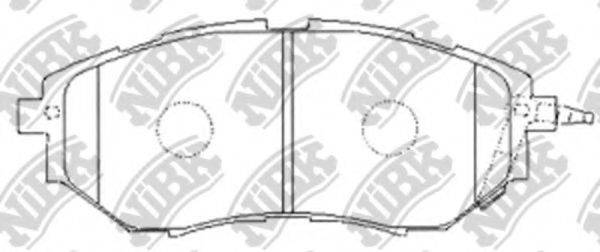 NIBK PN7499S Комплект высокоэффективных тормозных колодок