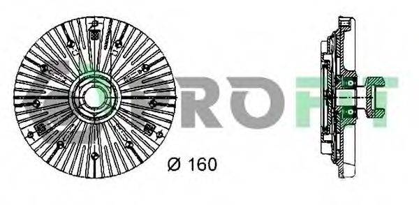 PROFIT 17202014 Сцепление, вентилятор радиатора