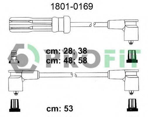 PROFIT 18010169 Комплект проводов зажигания