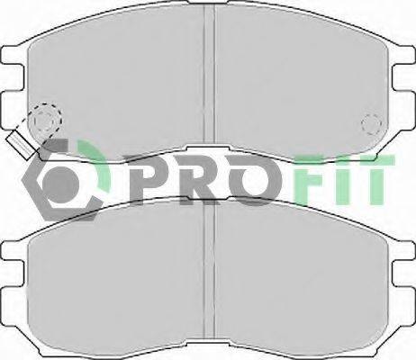PROFIT 50000764 Комплект тормозных колодок, дисковый тормоз