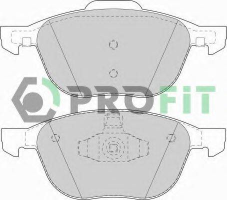 PROFIT 50001594 Комплект тормозных колодок, дисковый тормоз