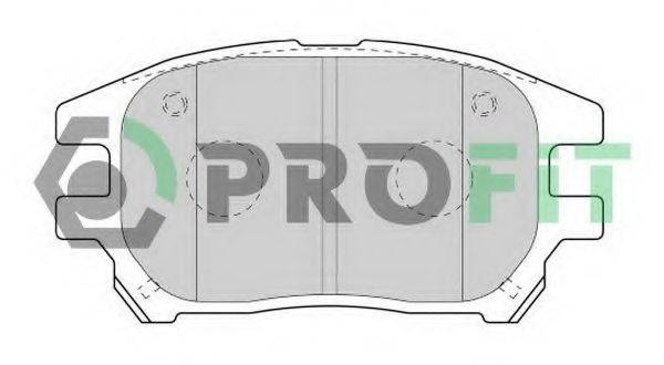 PROFIT 50001697C Комплект тормозных колодок, дисковый тормоз