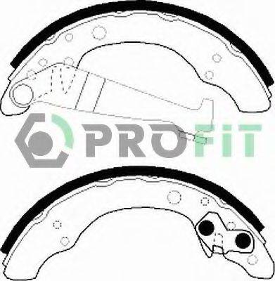 PROFIT 50010150 Комплект тормозных колодок