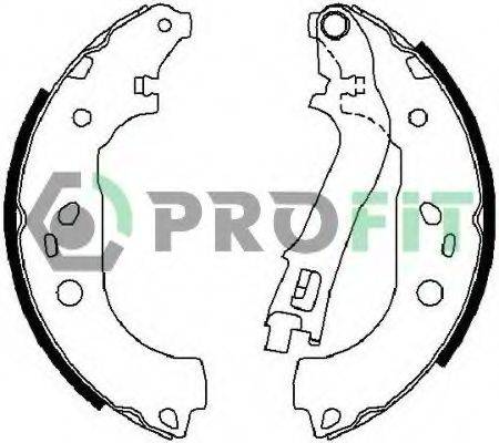 PROFIT 50010676 Комплект тормозных колодок