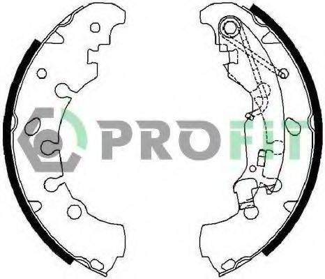 PROFIT 50010681 Комплект тормозных колодок