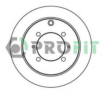 PROFIT 50102006 Тормозной диск