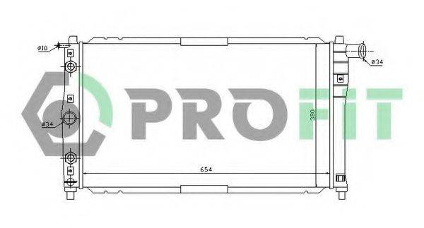PROFIT PR1141A1 Радиатор, охлаждение двигателя