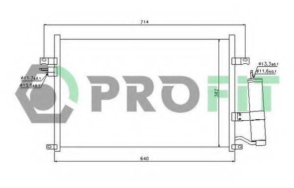 PROFIT PR1704C1 Конденсатор, кондиционер