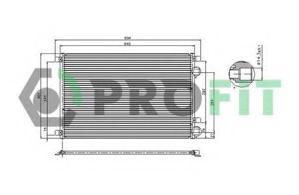 PROFIT PR1909C1 Конденсатор, кондиционер