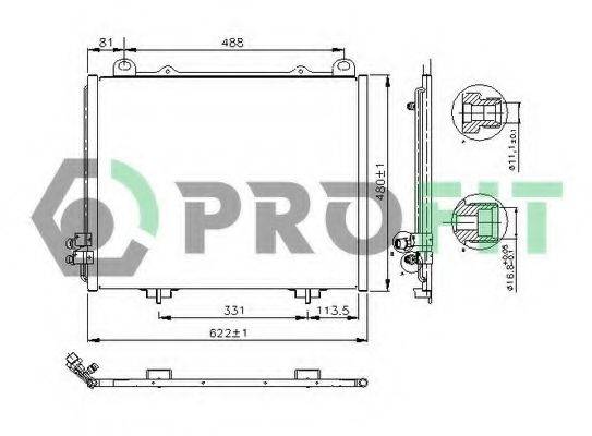 PROFIT PR3510C1 Конденсатор, кондиционер