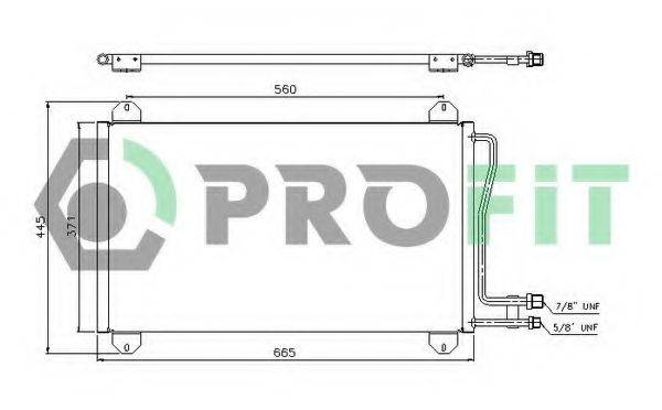 PROFIT PR3546C1 Конденсатор, кондиционер