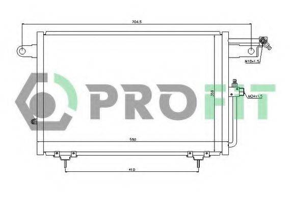 PROFIT PR9530C1 Конденсатор, кондиционер