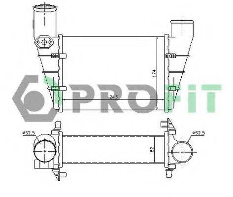 PROFIT PR9539T1 Интеркулер