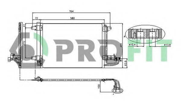 PROFIT PR9558C1 Конденсатор, кондиционер