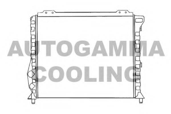 AUTOGAMMA 100007 Радиатор, охлаждение двигателя