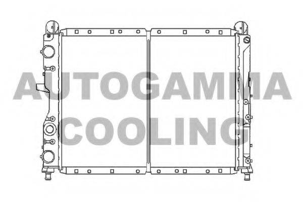 AUTOGAMMA 100014 Радиатор, охлаждение двигателя
