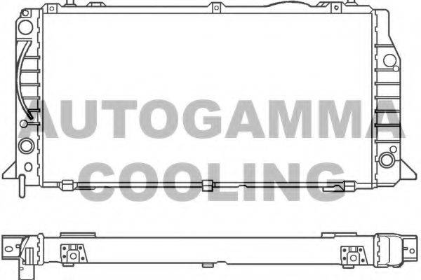 AUTOGAMMA 100049 Радиатор, охлаждение двигателя