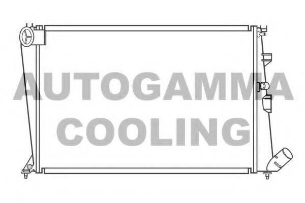 AUTOGAMMA 100201 Радиатор, охлаждение двигателя