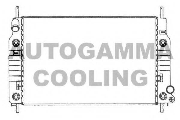 AUTOGAMMA 100371 Радиатор, охлаждение двигателя