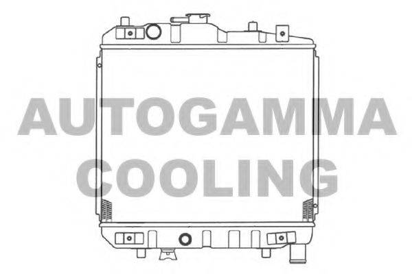 AUTOGAMMA 100472 Радиатор, охлаждение двигателя