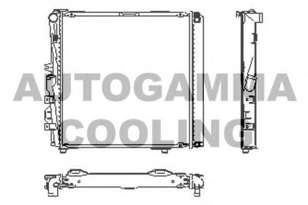 AUTOGAMMA 100559 Радиатор, охлаждение двигателя