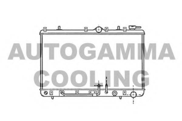 AUTOGAMMA 101204 Радиатор, охлаждение двигателя