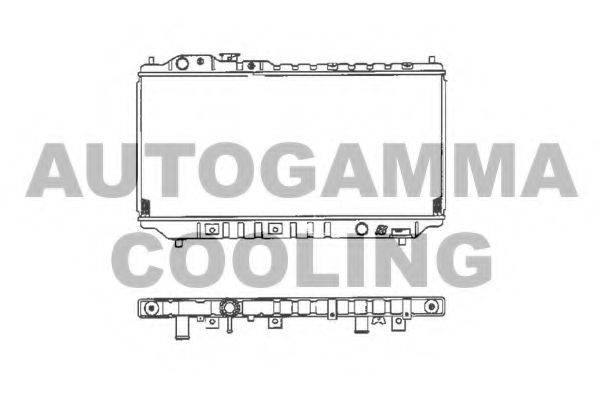 AUTOGAMMA 101450 Радиатор, охлаждение двигателя