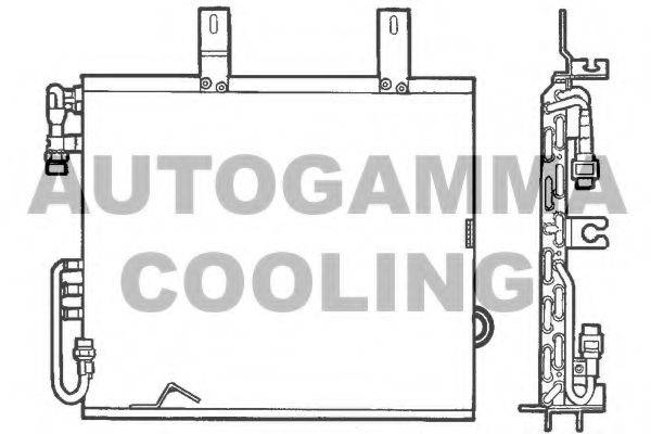 AUTOGAMMA 101573 Конденсатор, кондиционер