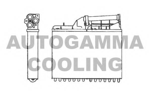 AUTOGAMMA 101623 Теплообменник, отопление салона