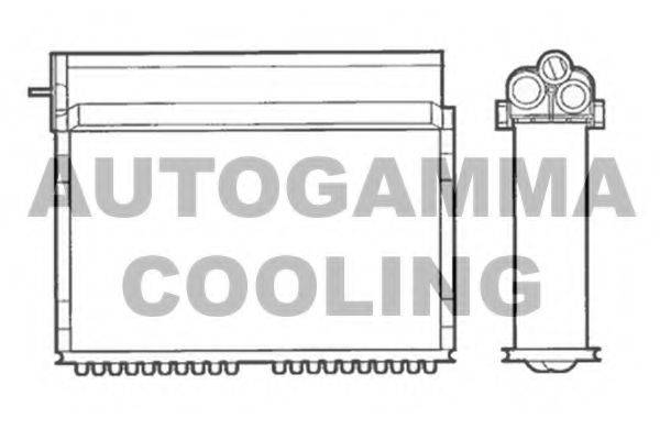 AUTOGAMMA 101624 Теплообменник, отопление салона