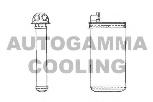 AUTOGAMMA 101629 Теплообменник, отопление салона