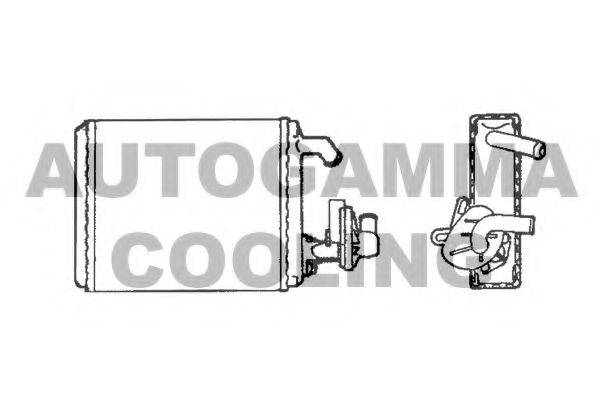 AUTOGAMMA 101645 Теплообменник, отопление салона