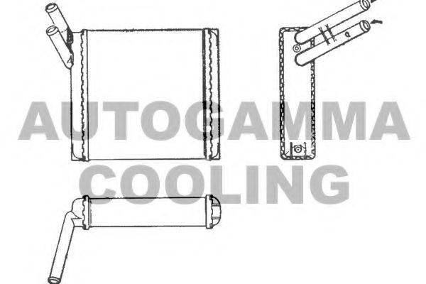 AUTOGAMMA 101647 Теплообменник, отопление салона