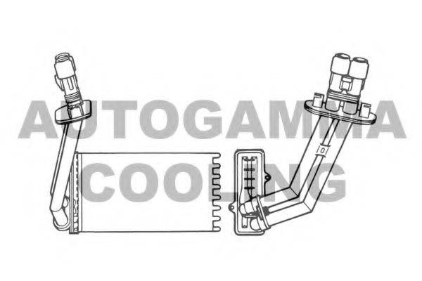 AUTOGAMMA 101664 Теплообменник, отопление салона